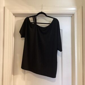 Elegant Three Straps/ Cold Shoulder Top